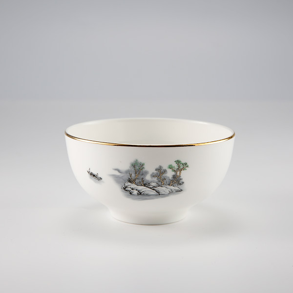 江山如畫骨瓷擺臺(tái)餐具