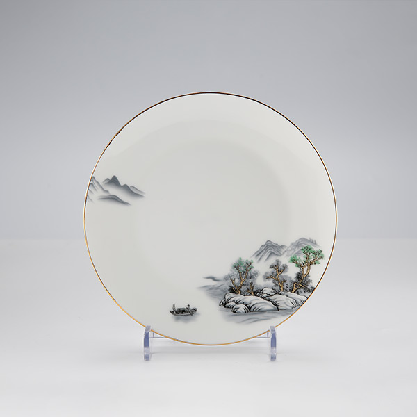 江山如畫骨瓷擺臺(tái)餐具