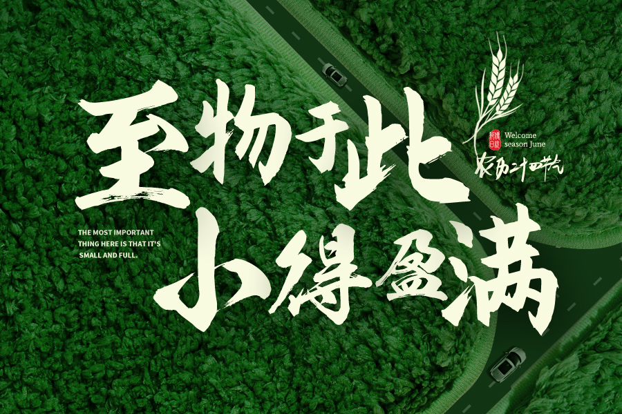 今日小滿(mǎn)，小有所得，將滿(mǎn)未滿(mǎn)，歲月可期